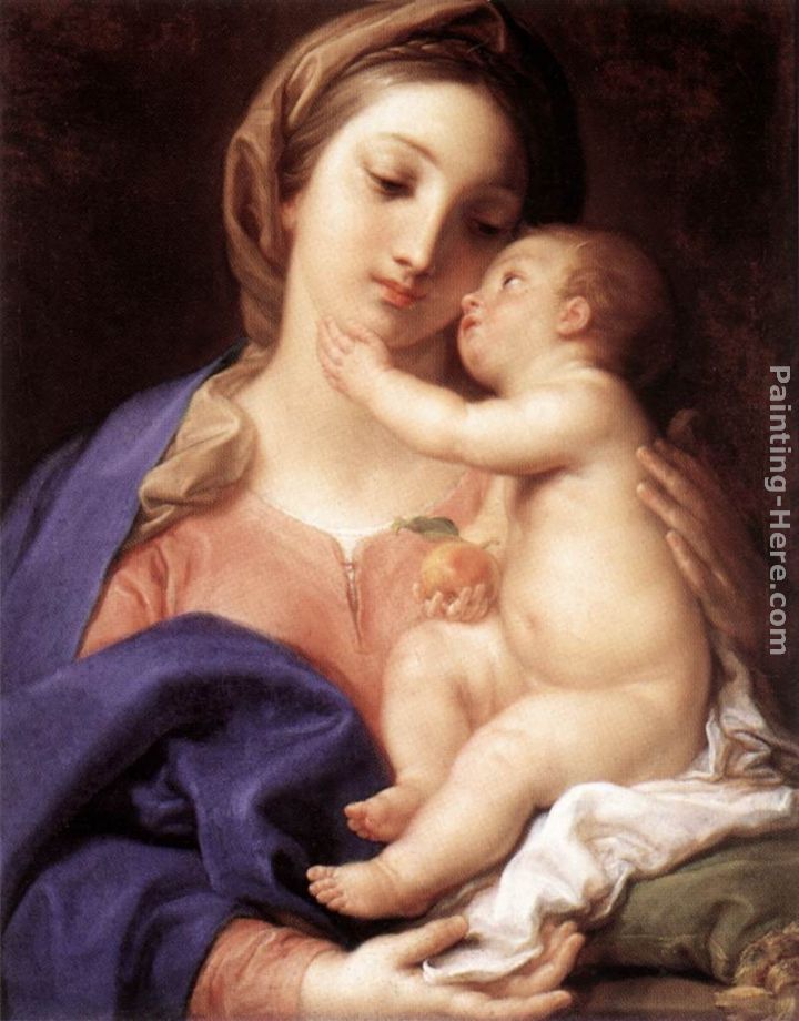Pompeo Girolamo Batoni Madonna and Child